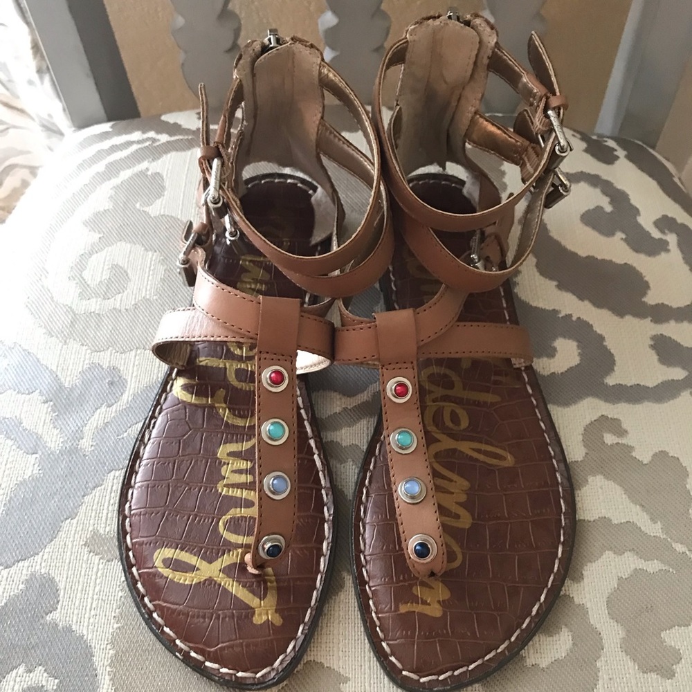 Sam Edelman Gladiator Sandals Tan